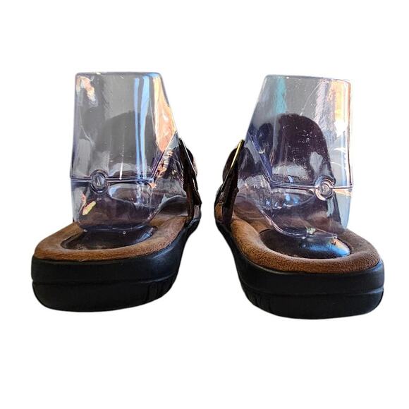 Life Stride Escape Vegan Leather Sandal Brown Size 8 - Picture 5 of 8